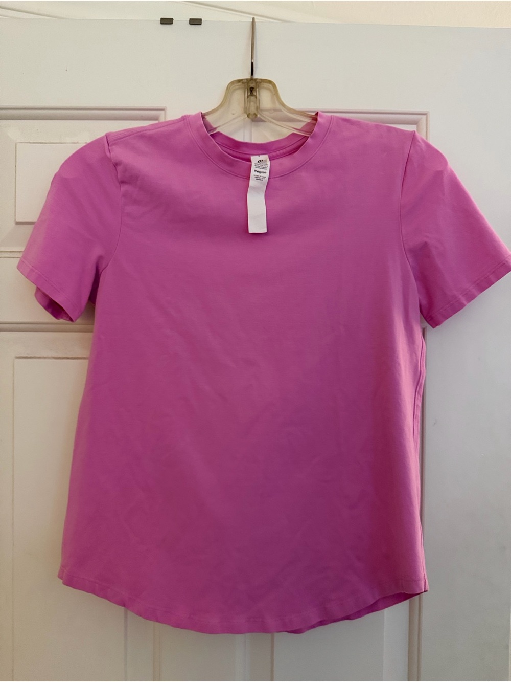 Lululemon Crewneck Short Sleeve Top in light Pink